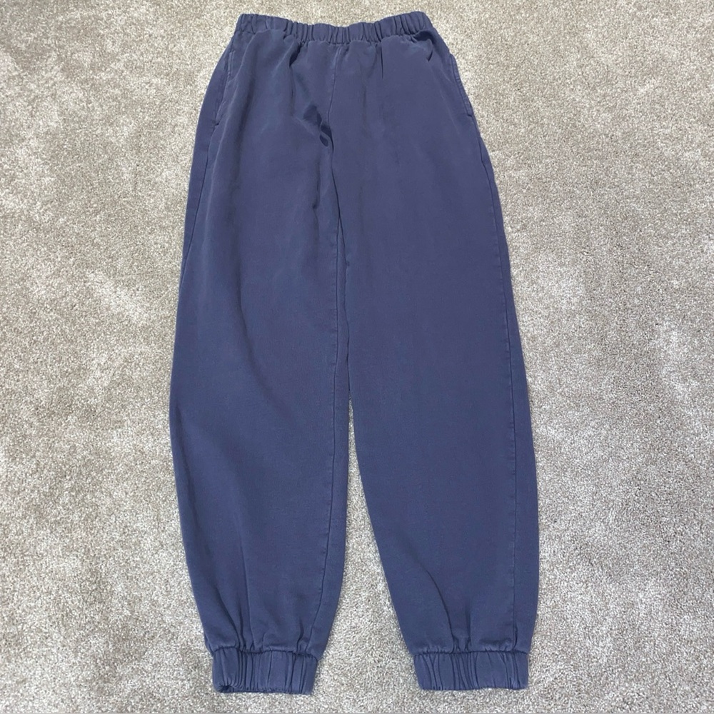 Brandy Melville Navy Blue Track Joggers